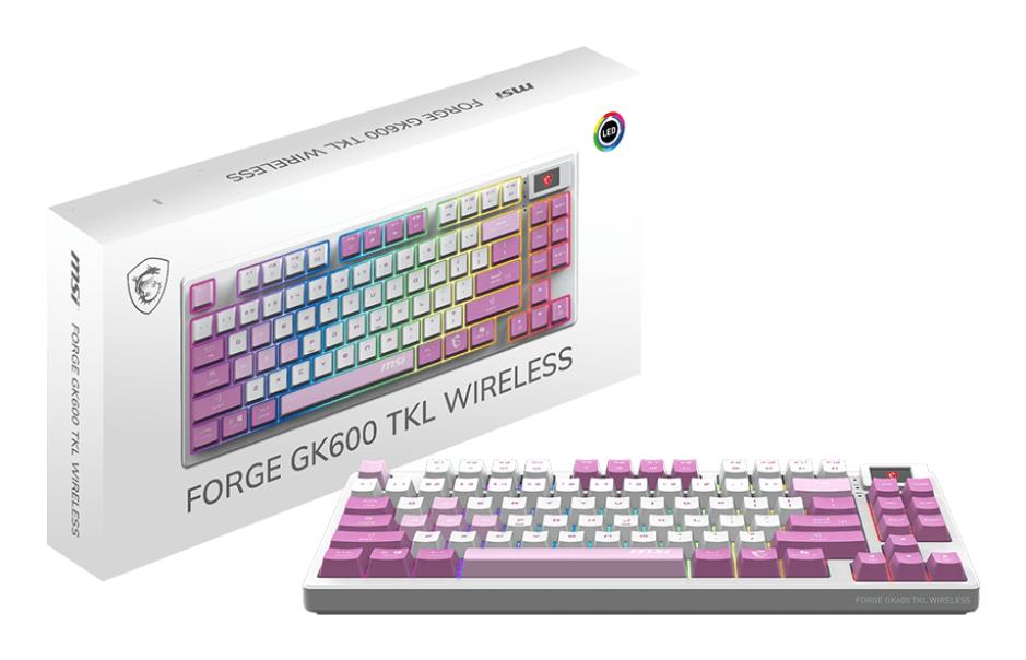 FORGE GK600 TKL W VIOLET US 5
