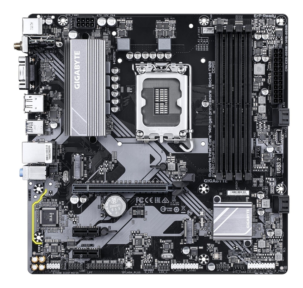 B760M D3HP WIFI6 1.0 2