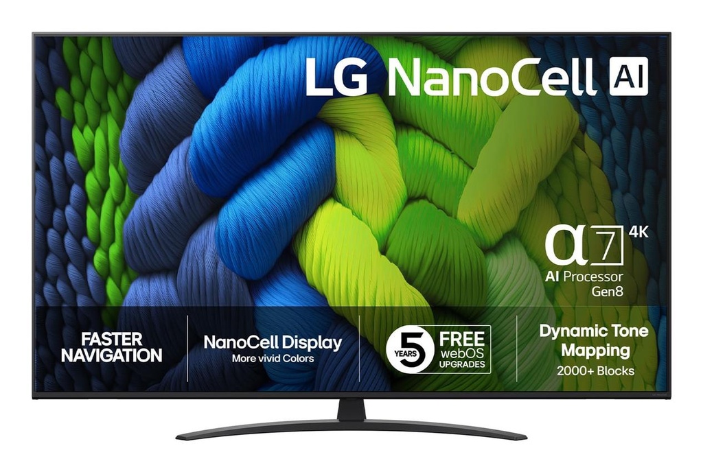 LG 65 " 4K Ultra HD 3840 x 2160 pixels Flat 16:9 LED 65NANO82A6B