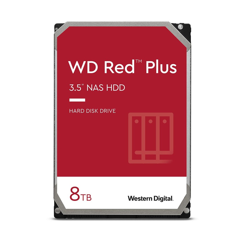 WESTERN DIGITAL Red Plus 8TB SATA 256 MB 5640 rpm 3,5" WD80EFPX