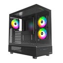 MONTECH XR MidiTower Not included ATX MicroATX MiniITX Colour Black XR(B)