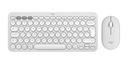 KEYBOARD +MOUSE COMBO PEBBLE 2/WHITE 920-012240 LOGITECH