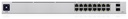 UBIQUITI USW-16-POE Type L2 Desktop/pedestal Rack 16x10Base-T / 100Base-TX / 1000Base-T 2xSFP PoE ports 16 PoE+ ports 8 