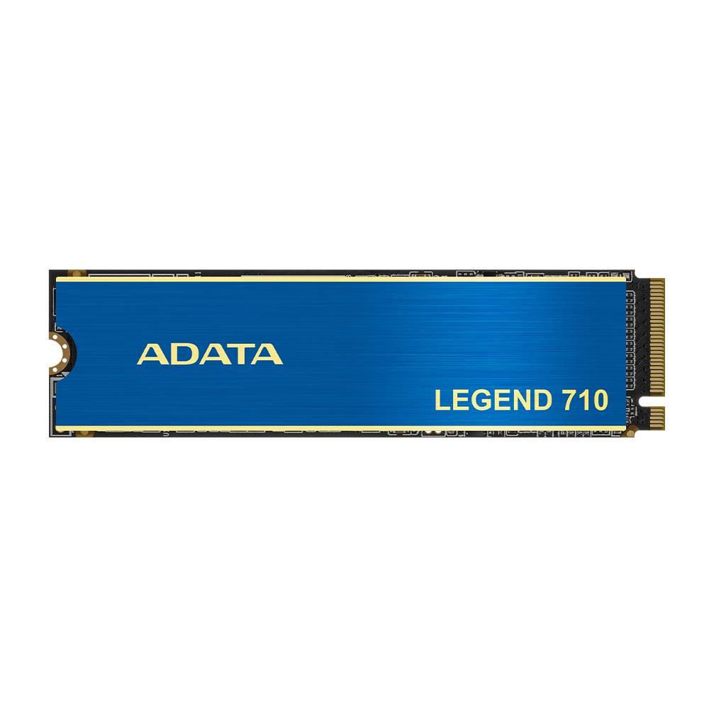 ADATA LEGEND 710 512GB M.2 PCIE NVMe 3D NAND Write speed 1000 MBytes/sec Read speed 2400 MBytes/sec TBW 130 TB MTBF 1500