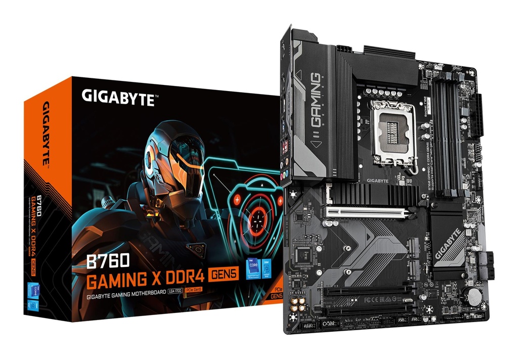 GIGABYTE Intel B760 LGA 1700 ATX RAM DDR4-SDRAM 4xSlots 3xNumber of M.2 (M) slots B760GAMINGXD4GEN5