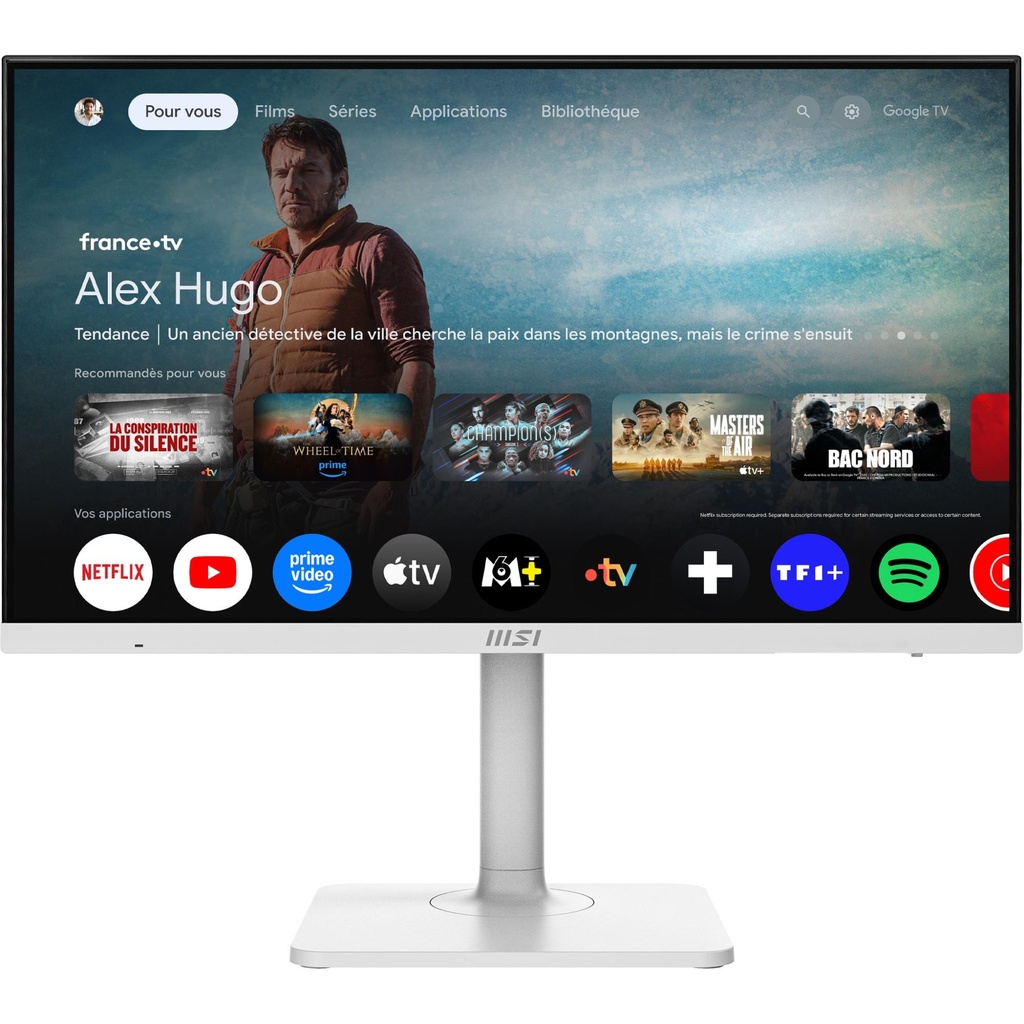 MSI 27 " 3840 x 2160 pixels 4K Ultra HD Native aspect ratio 16:9 MODERNMD272UPSW