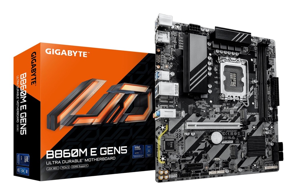 GIGABYTE Intel B860 LGA 1851 (Socket V1) micro ATX RAM DDR5-SDRAM 2xSlots 2xNumber of M.2 (M) slots B860MEGEN5