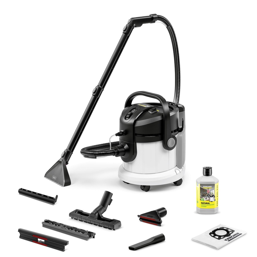 KARCHER Input power 1000 W Dust capacity 4 L Drum vacuum Cleaning type Dry&wet Dust container Bagless Colour Black/Grey/