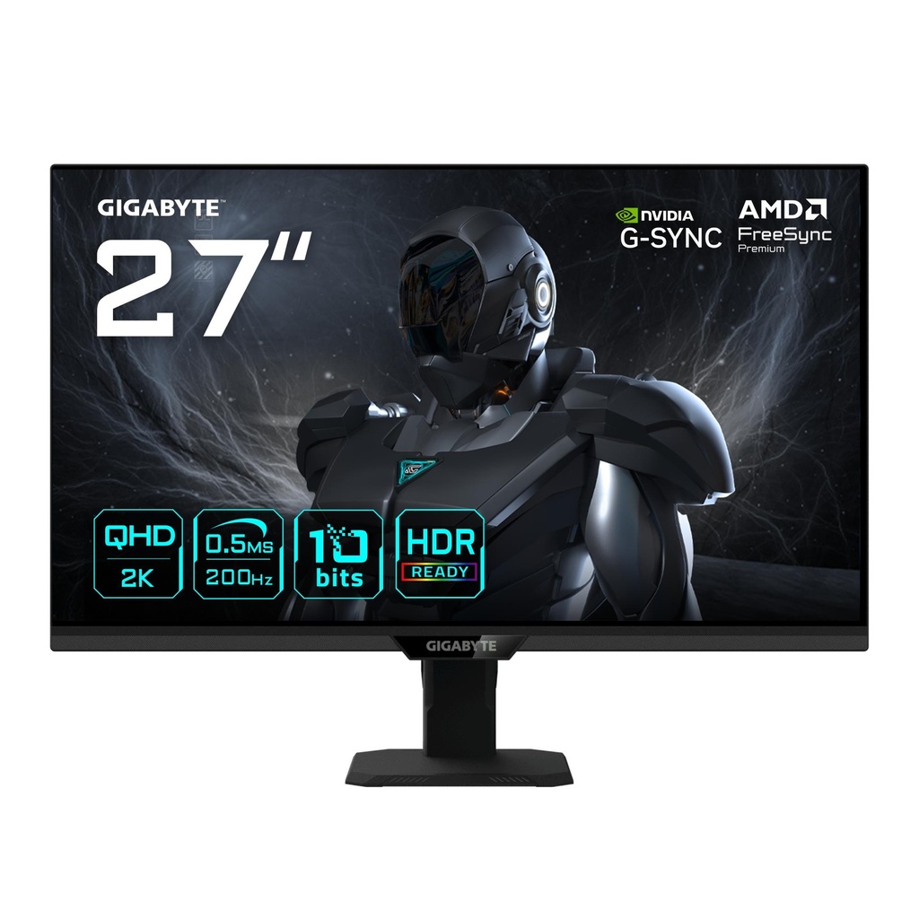 GIGABYTE 27 " 2560 x 1440 pixels Quad HD Native aspect ratio 16:9 LED Flat G27Q20TEK