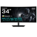 GIGABYTE 34 " 3440 x 1440 pixels UltraWide Quad HD Native aspect ratio 21:9 LED Curved G34WQC2EK