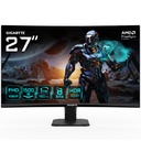 GIGABYTE GS27FC Gaming Monitor 27" Gaming/Curved Panel VA 1920x1080 16:9 180Hz Matte 1 ms Tilt Colour Black GS27FCEK
