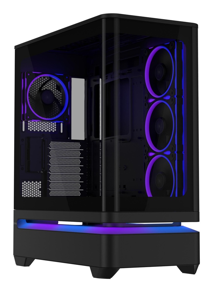 ASUS ATX/micro ATX/Mini-ITX Black PC PRIME AP304 TG ARGB BLACK 90DC0110-B19000