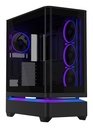 ASUS ATX/micro ATX/Mini-ITX Black PC PRIME AP304 TG ARGB BLACK 90DC0110-B19000