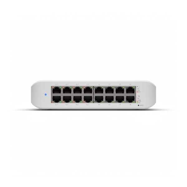 UBIQUITI USW-LITE-16-POE Type L2 16x10Base-T / 100Base-TX / 1000Base-T PoE+ ports 8 45 Watts USW-LITE-16-POE