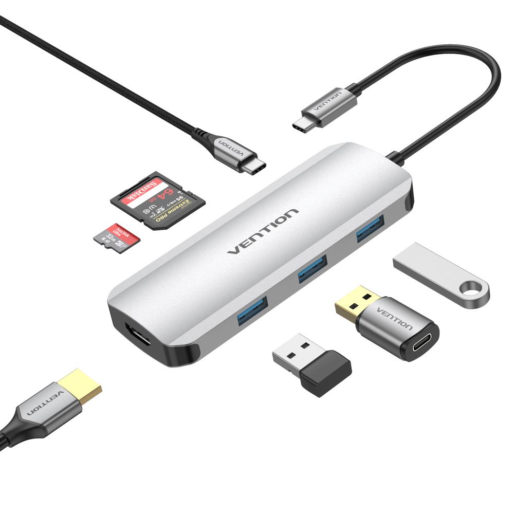 NB ACC DOCKING STATION 7IN1/USB-C 0.15M TOJHB VENTION