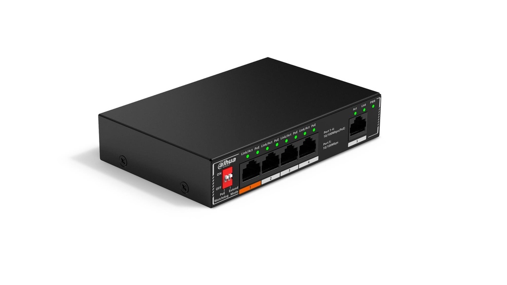 DAHUA PoE ports 4 60 Watts SF1005P