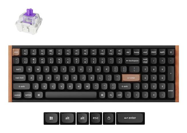 KEYBOARD WRL K4 HE SPECIAL ED/BLACK K4H-F1 KEYCHRON