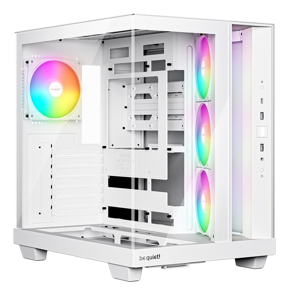 BE QUIET ATX/micro ATX/Mini-ITX White Midi Tower PC BGW86