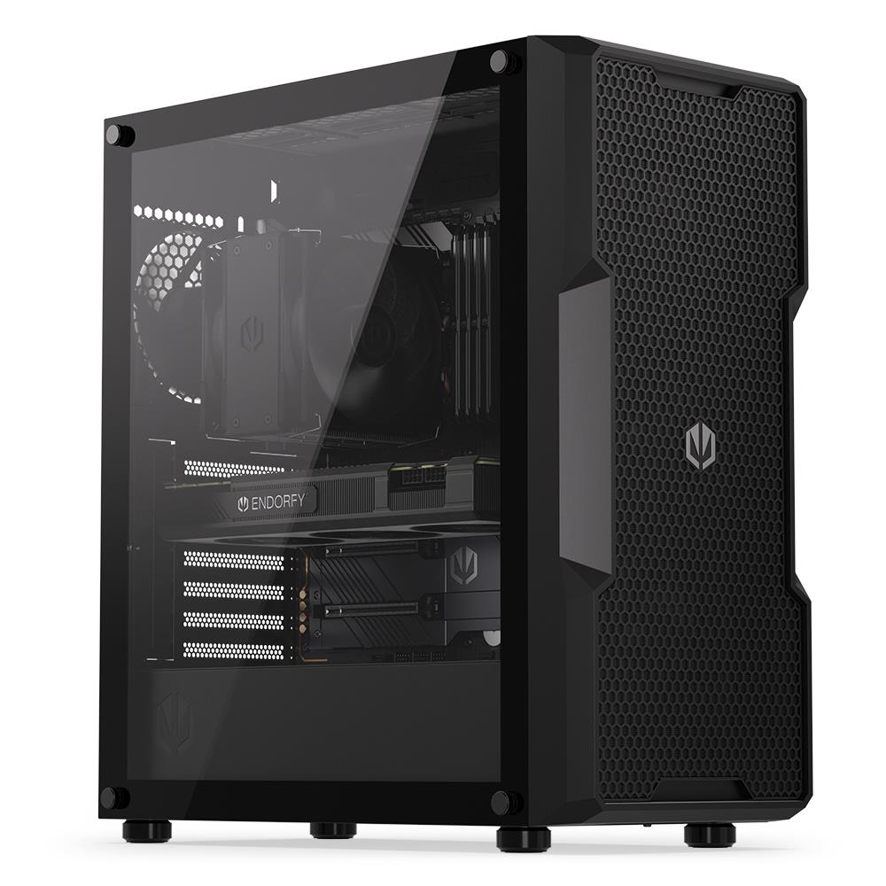 ENDORFY Regnum 400 Air MidiTower Case product features Transparent panel Not included ATX MicroATX MiniITX Colour Black 