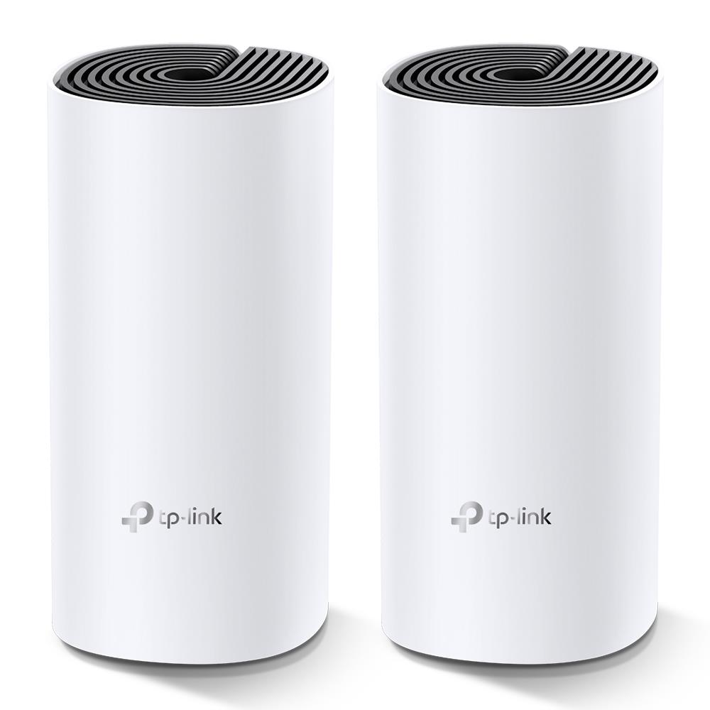 TP-LINK Wireless Router 2-pack 1200 Mbps Mesh DHCP DECOM4(2-PACK)