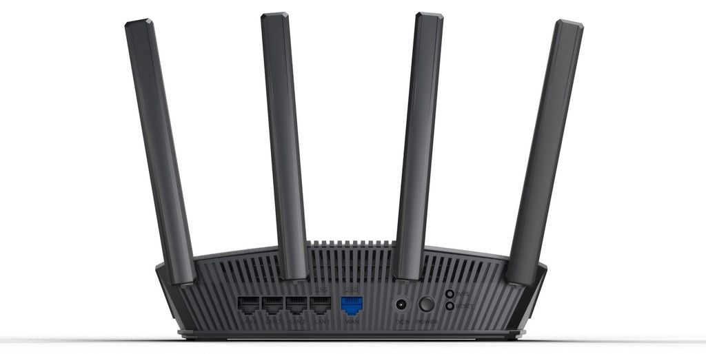 ASUS RT-BE59 BE5000 Wi-Fi 7 (802.11be) Data speed 5000 Mbit/s Ethernet WAN Yes WAN connection type RJ-45 Ethernet LAN Ye