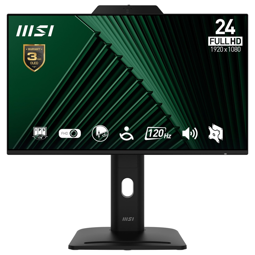 MSI PRO MP242PMG 23.8" Business Panel IPS 1920x1080 16:9 120 Hz 1 ms Speakers PROMP242PMG