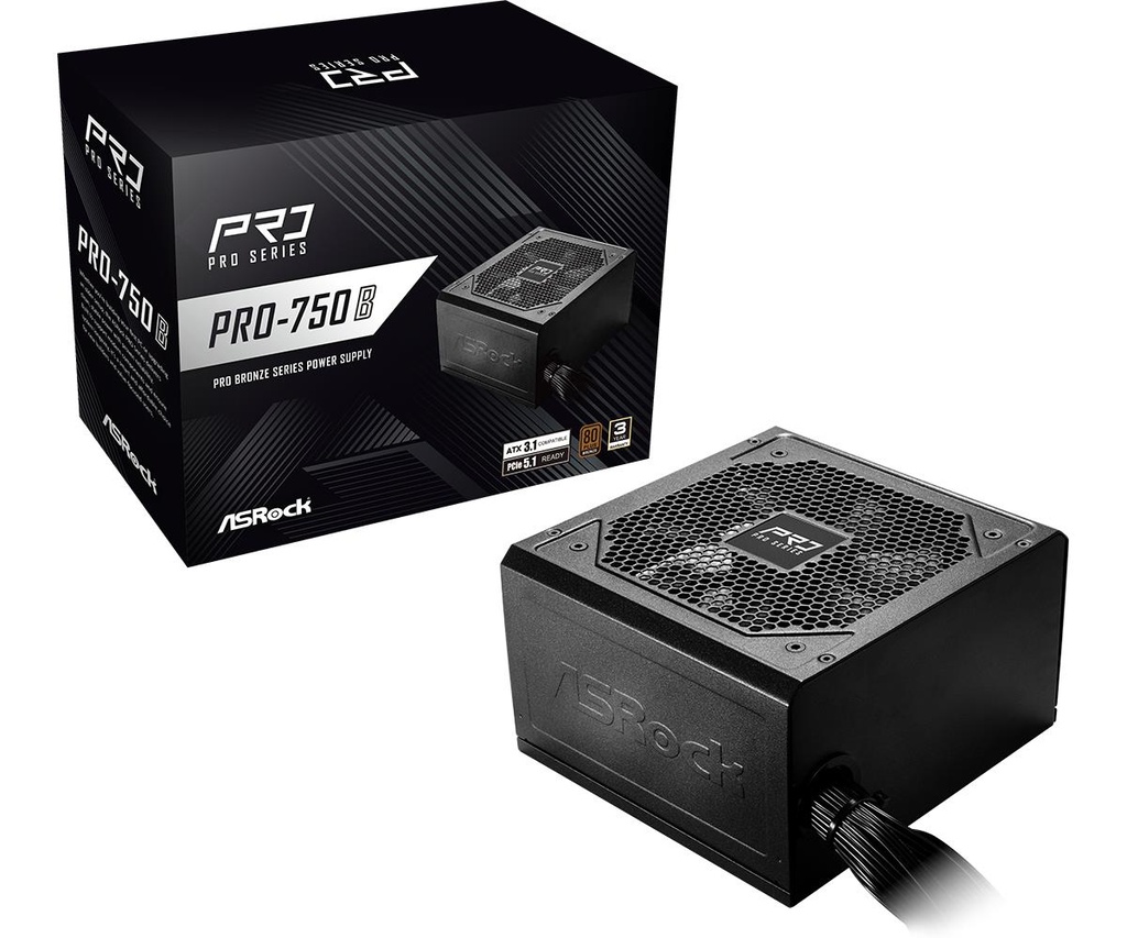ASROCK ATX PC 100 - 240 V 750 W PRO-750B