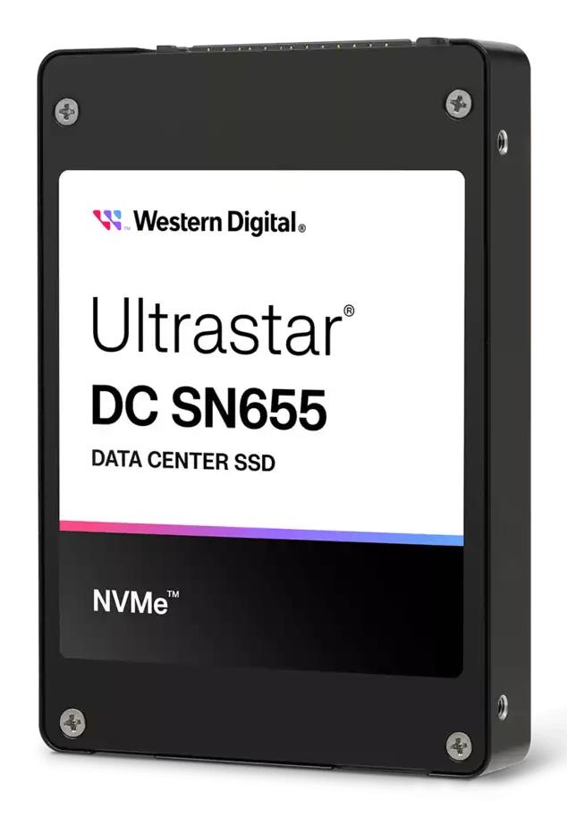 WESTERN DIGITAL SSD series Ultrastar DC SN655 3.84TB PCIe Gen4 NVMe NAND flash technology TLC Write speed 2600 MBytes/se