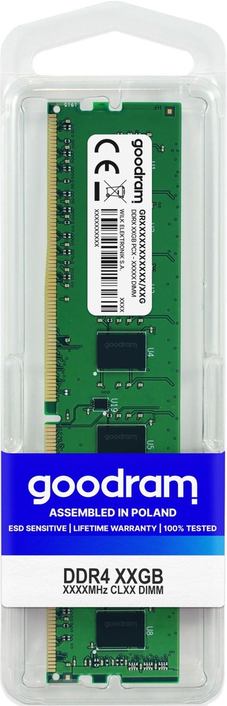 MEMORY DIMM 8GB PC25600 DDR4/GR3200D464L22S/8G GOODRAM