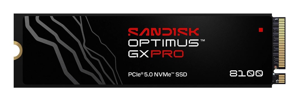 SANDISK 1200xTBW rating MTBF 1750000 h Read speed 14900 MB/s Write speed 14000 MB/s NVMe Yes PCI Express 5.0 M.2 2000 GB