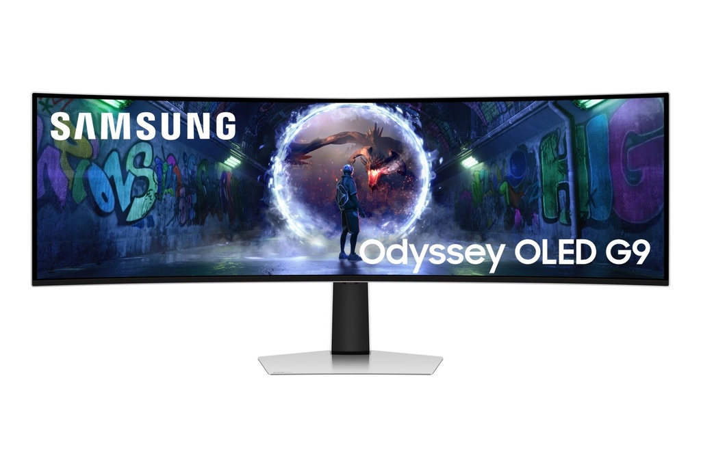 SAMSUNG Odyssey G9 G93SD 49" Gaming/Curved Panel OLED 5120x1440 32:9 240 Hz 0.03 ms Colour White LS49DG934SUXEN