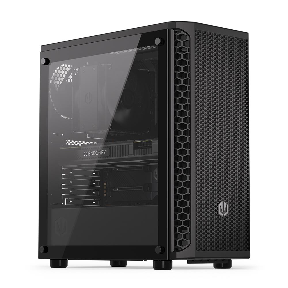 ENDORFY Signum 300 Air MidiTower Case product features Transparent panel Not included ATX MicroATX MiniITX Colour Black 