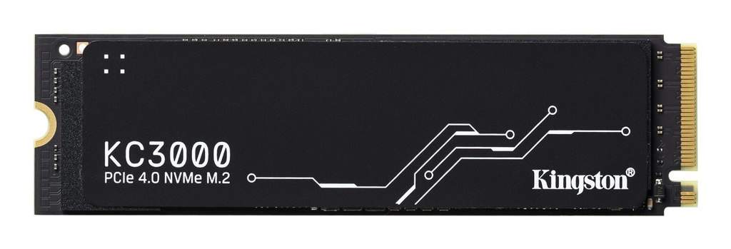 KINGSTON KC3000 2TB M.2 NVMe 3D TLC Write speed 7000 MBytes/sec Read speed 7000 MBytes/sec MTBF 1800000 hours SKC3000D/2