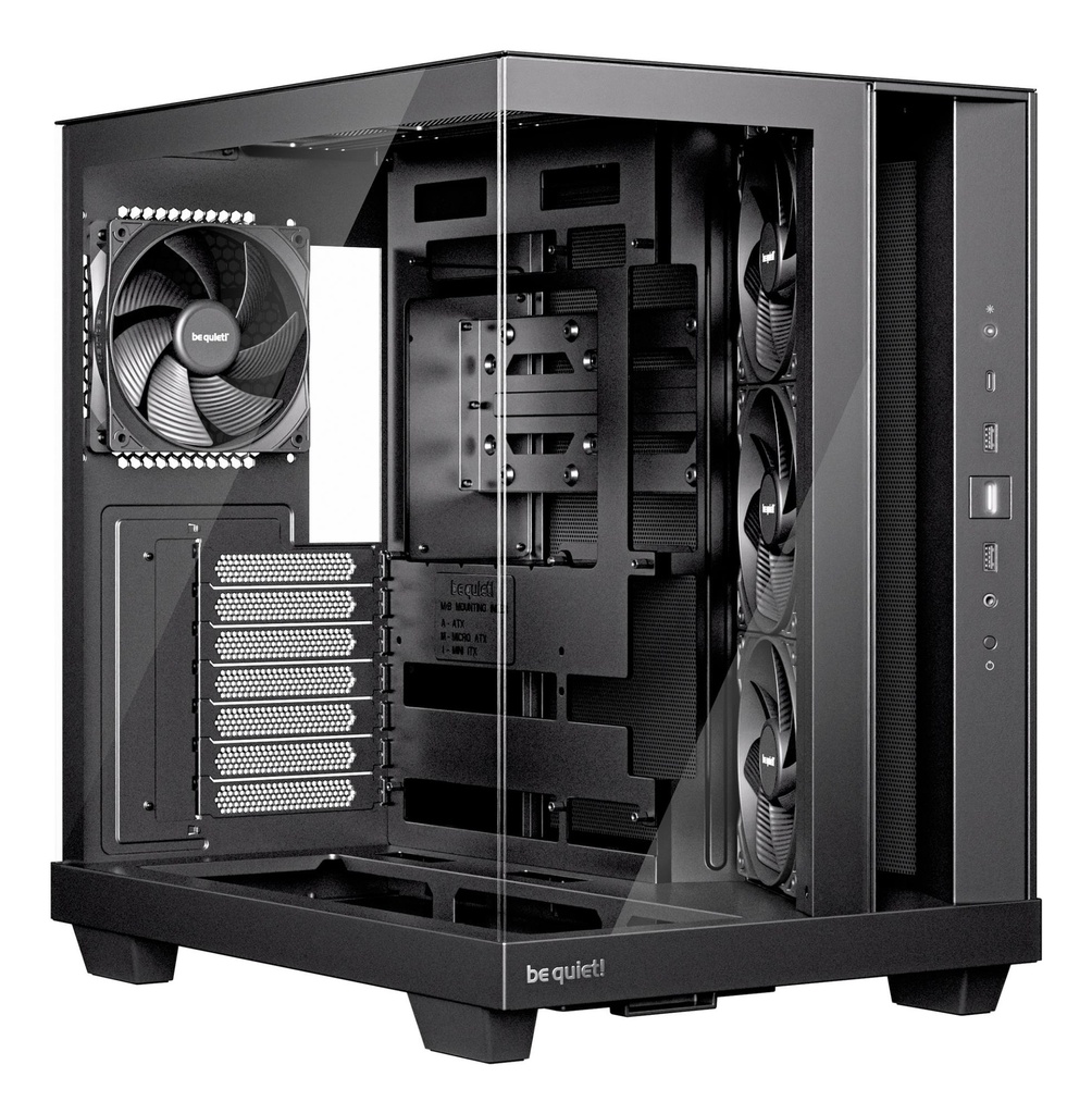 BE QUIET ATX/micro ATX/Mini-ITX Black Midi Tower PC BGW83