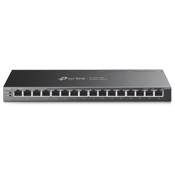 TP-LINK Switch type Unmanaged Stackable Yes 16xRJ-45 ports RJ-45 Ports Type Gigabit Ethernet (10/100/1000) 16xGigabit Et