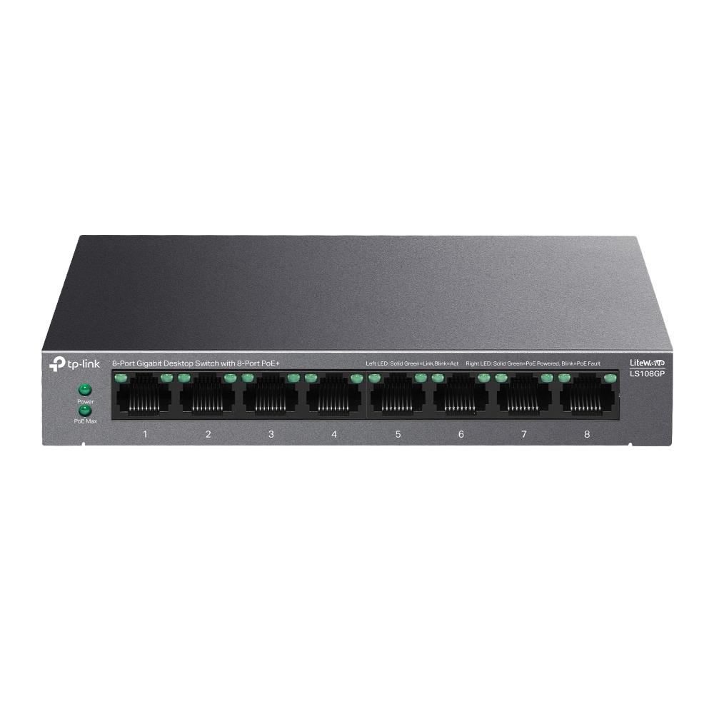 TP-LINK LS108GP PoE+ ports 8 LS108GP