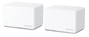 MERCUSYS Wireless Router 2-pack 3000 Mbps Mesh 3x10/100/1000M HALOH80X(2-PACK)