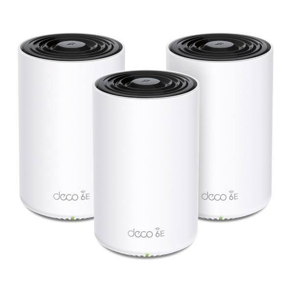 TP-LINK Wireless Access Point / Router 3-pack 5400 Mbps Mesh Wi-Fi 6e 3x10/100/1000M Number of antennas 4 DECOXE75(3-PAC