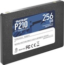 PATRIOT P210 256GB Write speed 400 MBytes/sec Read speed 500 MBytes/sec 2,5" TBW 120 TB P210S256G25