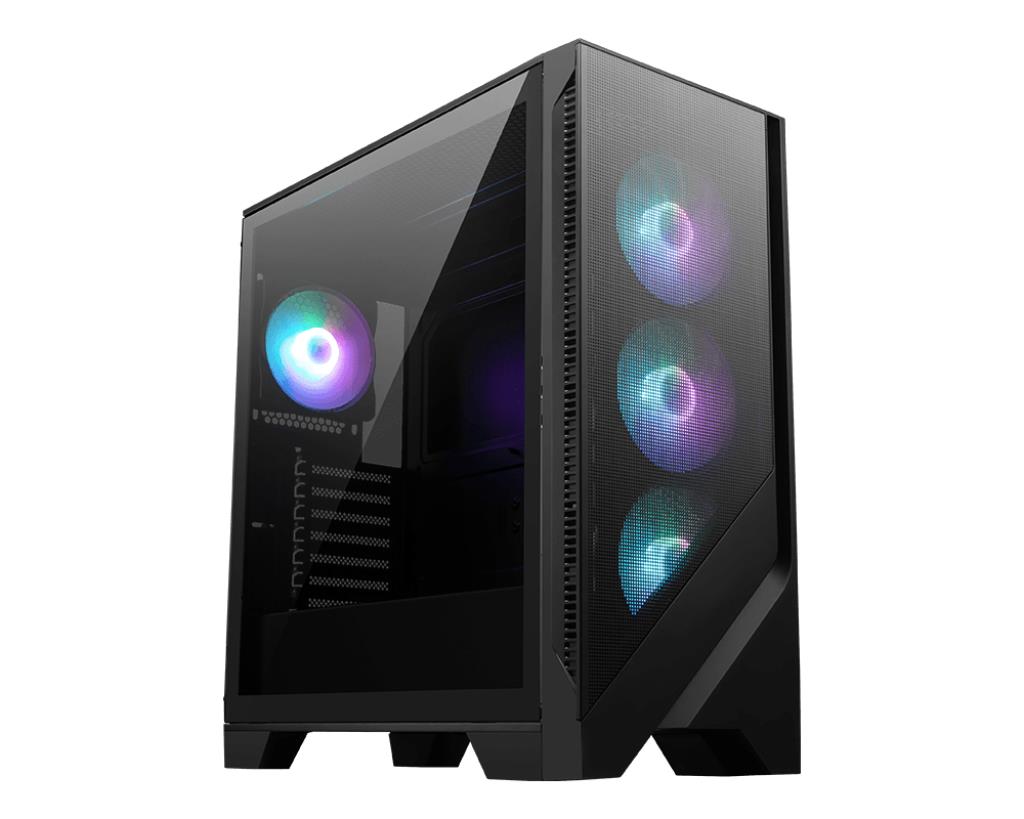 MSI MAG FORGE 321R AIRFLOW MidiTower Case product features Transparent panel ATX MicroATX MiniITX Colour Black MAGFORGE3