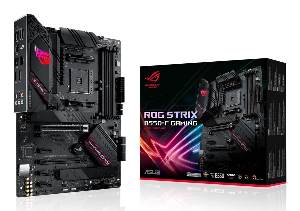 ASUS AMD B550 SAM4 ATX 3xPCI-Express 3.0 1x 1xPCI-Express 3.0 16x 2xM.2 1xPCI-Express 4.0 16x Memory DDR4 Memory slots 4