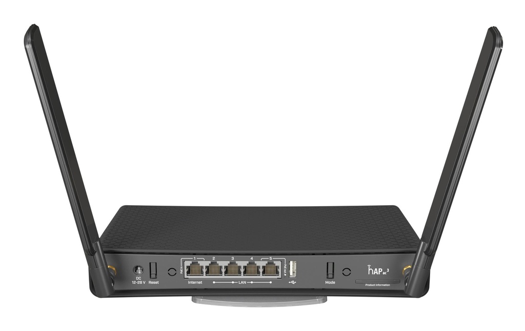 MIKROTIK Wireless Access Point 1200 Mbps IEEE 802.3ac USB 2.0 1 WAN 4x10/100/1000M RBD53IG-5HACD2HND
