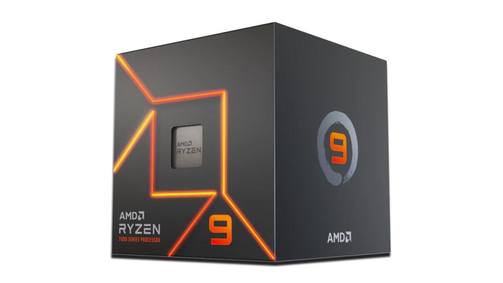 AMD Desktop Ryzen 9 7900 Raphael AM5 3700 MHz Cores 12 64MB Socket SAM5 65 Watts GPU Radeon BOX 100-100000590BOX
