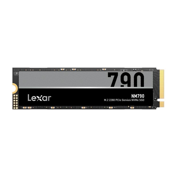 LEXAR NM790 8TB M.2 PCIe Gen4 NVMe Write speed 6500 MBytes/sec Read speed 7400 MBytes/sec 2.45mm TBW 1500 TB MTBF 150000