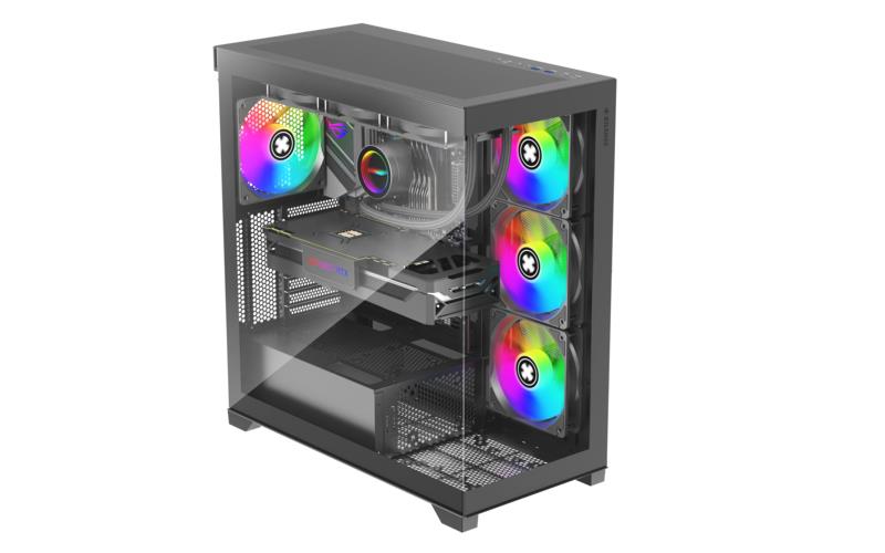 XILENCE ATX/micro ATX/Mini-ITX Black Midi Tower PC X818.ARGB
