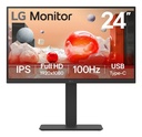 LG 23.8" Business Panel IPS 1920x1080 16:9 100Hz 5 ms Speakers Swivel Pivot Height adjustable Tilt 24BA750-B
