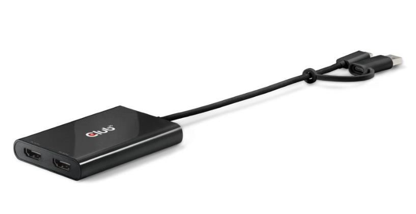 I/O ADAPTER USB-C TO HDMI/DUAL CSV-1475 CLUB3D