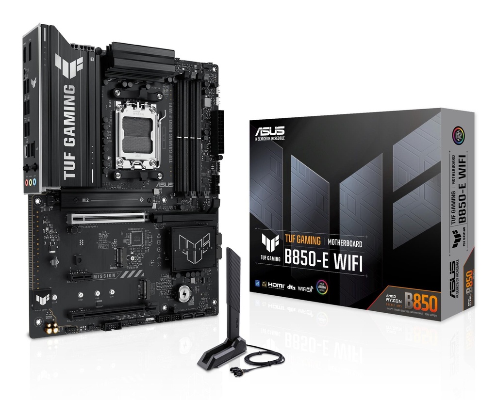 ASUS AMD B850 SAM5 ATX Memory DDR5 Memory slots 4 1xPCI-Express 4.0 1x 1xPCI-Express 4.0 16x 1xPCI-Express 5.0 16x 3xM.2