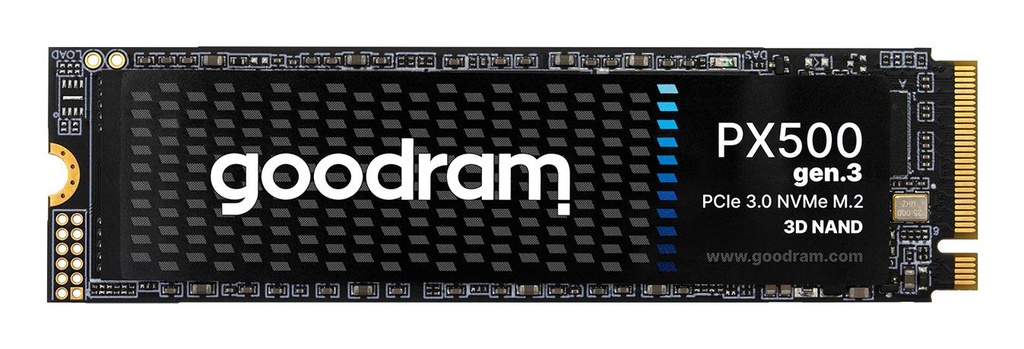 GOODRAM 600xTBW rating MTBF 1500000 h Read speed 3300 MB/s Write speed 2700 MB/s NVMe Yes PCI Express 3.0 M.2 1000 GB SS