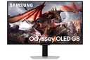 SAMSUNG 32" Gaming/Smart/4K Panel OLED 3840x2160 16:9 0.03 ms Speakers Swivel Pivot Height adjustable Tilt Colour Silver